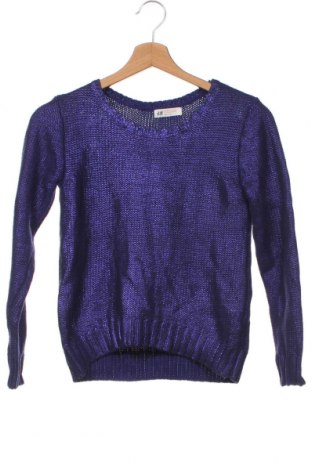 Детски пуловер H&M, Размер 10-11y/ 146-152 см, Цвят Лилав, Цена 3,30 лв.