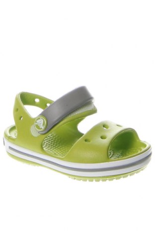 Детски сандали Crocs, Размер 19, Цвят Зелен, Цена 35,60 лв.