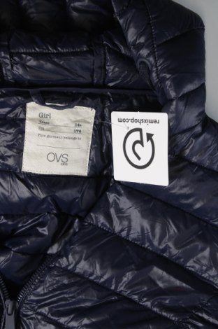 Kinderjacke Oviesse, Größe 14-15y/ 168-170 cm, Farbe Blau, Preis € 29,23