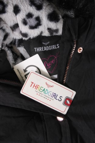 Παιδικό μπουφάν Threadgirls, Μέγεθος 4-5y/ 110-116 εκ., Χρώμα Μαύρο, Τιμή 10,75 €