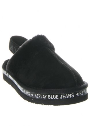 Papuci de casă Replay, Mărime 39, Culoare Negru, Preț 358,55 Lei