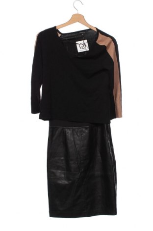 Δερμάτινο φόρεμα Comma,, Μέγεθος XXS, Χρώμα Μαύρο, Τιμή 90,21 €