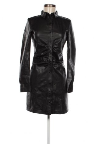 Δερμάτινο φόρεμα Sinsay, Μέγεθος M, Χρώμα Μαύρο, Τιμή 23,71 €