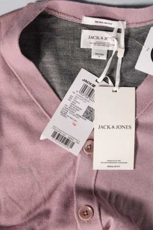 Ανδρική ζακέτα Jack & Jones, Μέγεθος S, Χρώμα Ρόζ , Τιμή 35,05 €