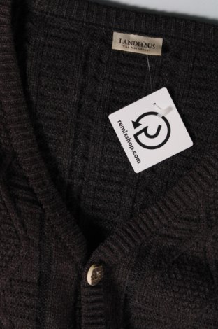 Jachetă tricotată de bărbați Land Haus, Mărime L, Culoare Maro, Preț 22,89 Lei