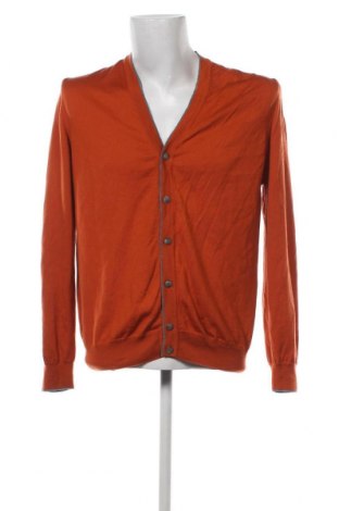 Herren Strickjacke Olymp, Größe XL, Farbe Orange, Preis 21,43 €