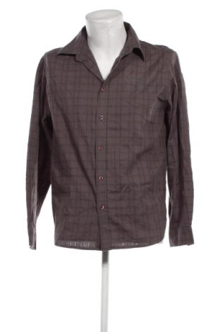 Ανδρικό πουκάμισο Ajc, Μέγεθος M, Χρώμα Γκρί, Τιμή 1,63 €