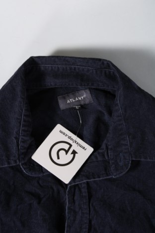 Ανδρικό πουκάμισο Atlant, Μέγεθος M, Χρώμα Μπλέ, Τιμή 3,95 €