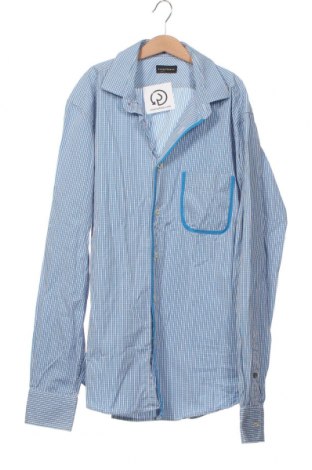 Ανδρικό πουκάμισο Baldessarini, Μέγεθος M, Χρώμα Μπλέ, Τιμή 5,55 €