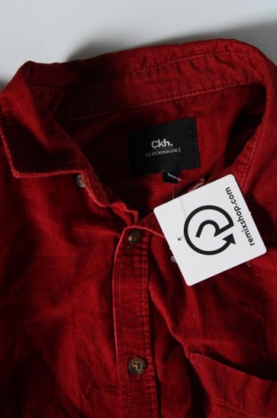Ανδρικό πουκάμισο Clockhouse, Μέγεθος L, Χρώμα Κόκκινο, Τιμή 17,94 €