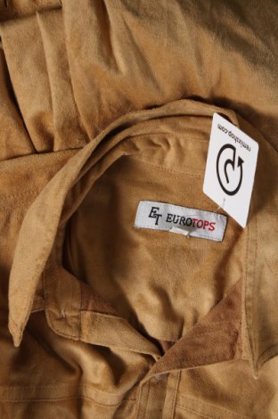Ανδρικό πουκάμισο Euro Tops, Μέγεθος L, Χρώμα Καφέ, Τιμή 17,94 €