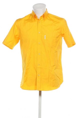 Мъжка риза Faconnable, Размер M, Цвят Жълт, Цена 59,84 лв.