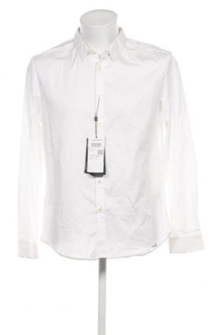 Ανδρικό πουκάμισο J.Lindeberg, Μέγεθος XL, Χρώμα Εκρού, Τιμή 38,66 €