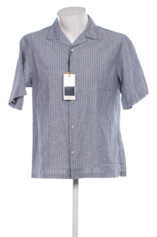 Ανδρικό πουκάμισο Jack & Jones PREMIUM, Μέγεθος L, Χρώμα Μπλέ, Τιμή 8,41 €