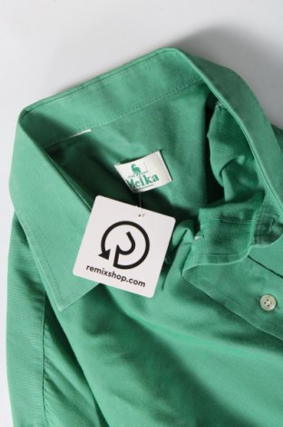 Herrenhemd Melka, Größe M, Farbe Grün, Preis 5,12 €