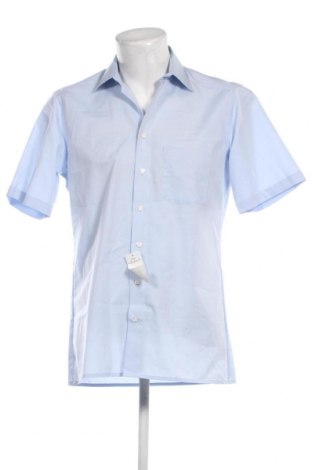 Ανδρικό πουκάμισο Olymp, Μέγεθος M, Χρώμα Μπλέ, Τιμή 26,29 €