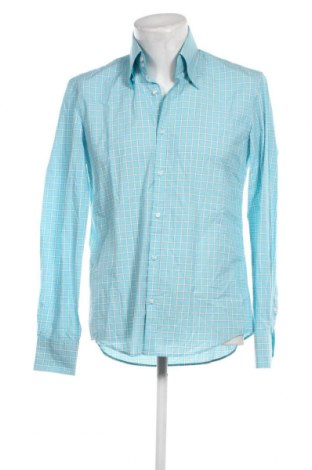 Ανδρικό πουκάμισο WE, Μέγεθος M, Χρώμα Μπλέ, Τιμή 4,75 €