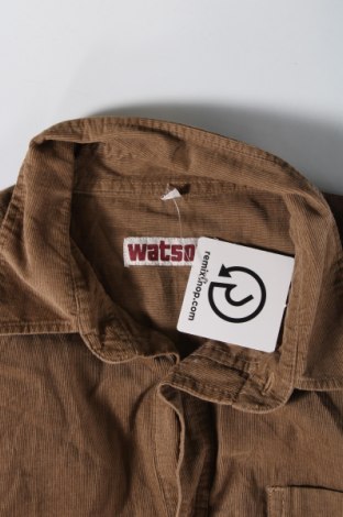 Herrenhemd Watson's, Größe M, Farbe Braun, Preis 16,70 €