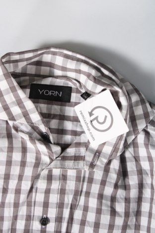 Ανδρικό πουκάμισο Yorn, Μέγεθος L, Χρώμα Πολύχρωμο, Τιμή 3,03 €