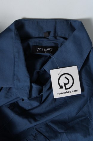 Ανδρικό πουκάμισο Yves Dorsey, Μέγεθος L, Χρώμα Μπλέ, Τιμή 6,43 €