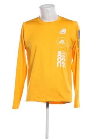 Herren Sport Shirt Adidas, Größe M, Farbe Gelb, Preis € 18,09
