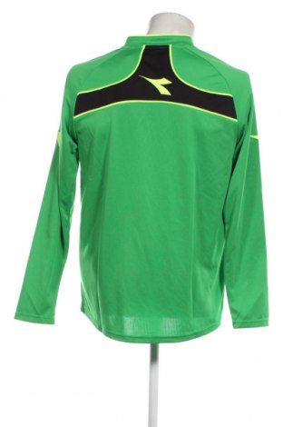 Мъжка спортна блуза Diadora, Размер M, Цвят Зелен, Цена 36,30 лв.