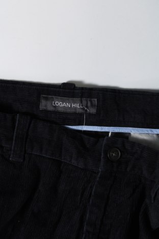 Ανδρικό κοτλέ παντελόνι Logan Hill, Μέγεθος XL, Χρώμα Μπλέ, Τιμή 3,59 €