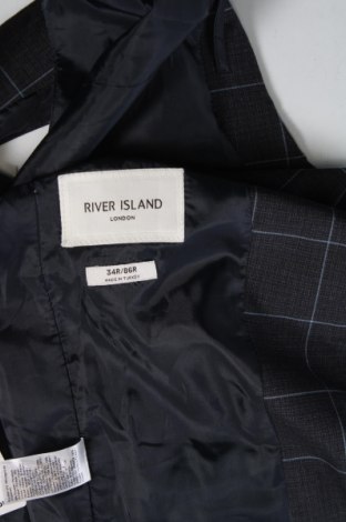 Vestă de bărbați River Island, Mărime S, Culoare Albastru, Preț 32,57 Lei