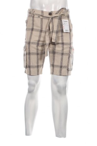 Ανδρικό κοντό παντελόνι Desigual, Μέγεθος M, Χρώμα  Μπέζ, Τιμή 12,56 €