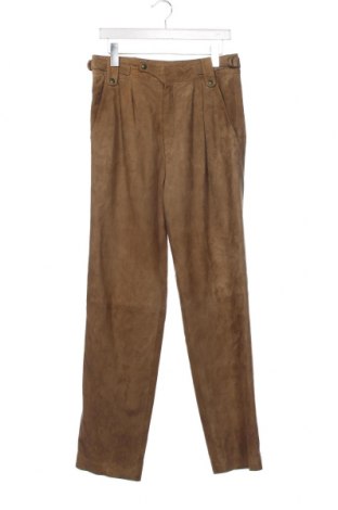 Pánské kožené kalhoty , Velikost S, Barva Béžová, Cena  81,00 Kč