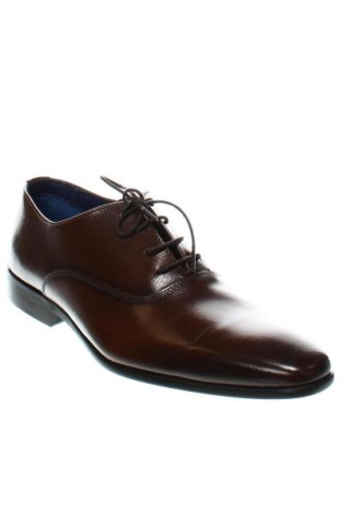 Мъжки обувки Azzaro, Размер 41, Цвят Кафяв, Цена 131,60 лв.