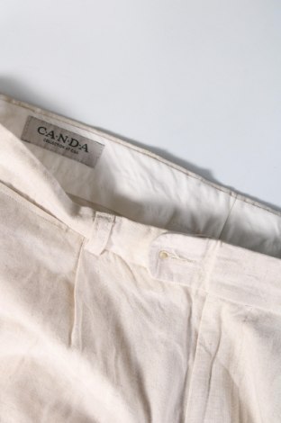 Ανδρικό παντελόνι Canda, Μέγεθος L, Χρώμα Λευκό, Τιμή 17,94 €