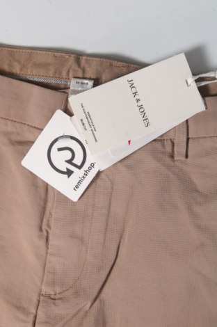 Ανδρικό παντελόνι Jack & Jones, Μέγεθος M, Χρώμα  Μπέζ, Τιμή 6,34 €