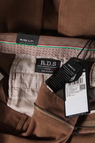 Ανδρικό παντελόνι Selected, Μέγεθος M, Χρώμα Καφέ, Τιμή 68,04 €