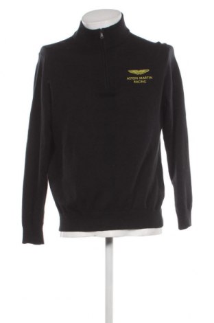 Мъжки пуловер Hackett x Aston Martin Racing, Размер L, Цвят Черен, Цена 166,00 лв.