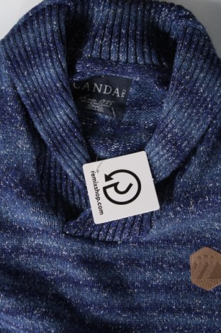 Ανδρικό πουλόβερ Canda, Μέγεθος S, Χρώμα Μπλέ, Τιμή 6,28 €