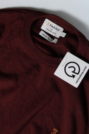 Herrenpullover Farah, Größe L, Farbe Rot, Preis € 34,02