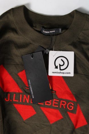 Ανδρικό πουλόβερ J.Lindeberg, Μέγεθος M, Χρώμα Πράσινο, Τιμή 17,11 €