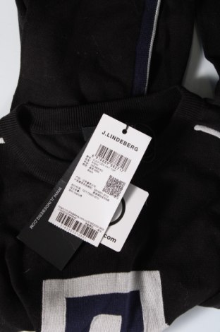 Мъжки пуловер J.Lindeberg, Размер XS, Цвят Черен, Цена 43,47 лв.
