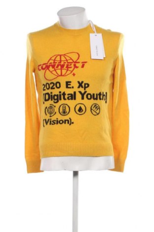 Мъжки пуловер Jack & Jones, Размер S, Цвят Жълт, Цена 7,48 лв.