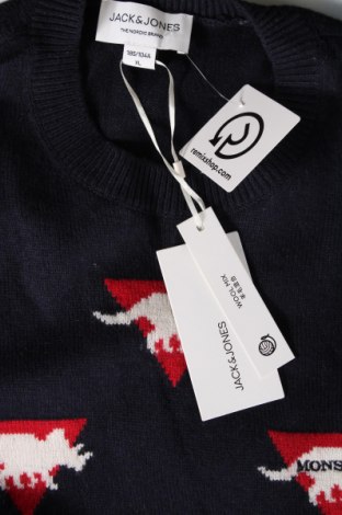 Ανδρικό πουλόβερ Jack & Jones, Μέγεθος XL, Χρώμα Μπλέ, Τιμή 8,76 €