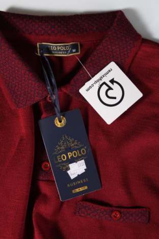 Ανδρικό πουλόβερ Leo, Μέγεθος M, Χρώμα Κόκκινο, Τιμή 5,88 €