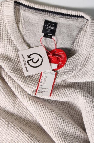 Мъжки пуловер S.Oliver, Размер XXL, Цвят Сив, Цена 72,00 лв.