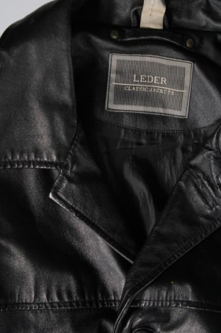 Αντρικό δερμάτινο παλτό, Μέγεθος L, Χρώμα Μαύρο, Τιμή 40,82 €