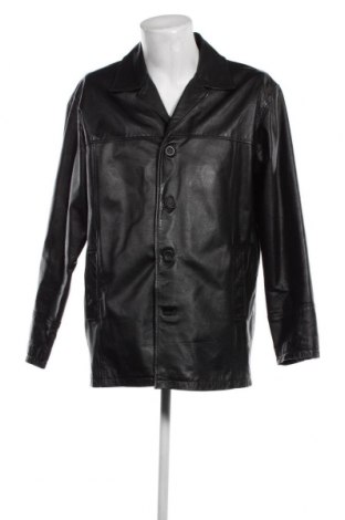 Αντρικό δερμάτινο παλτό, Μέγεθος L, Χρώμα Μαύρο, Τιμή 40,82 €