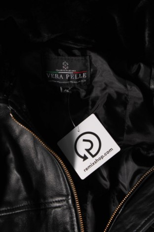 Pánska kožená bunda , Veľkosť XL, Farba Čierna, Cena  15,77 €