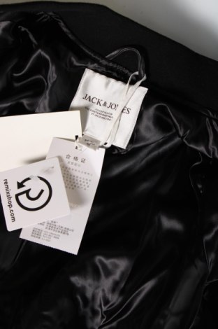 Ανδρικό δερμάτινο μπουφάν Jack & Jones, Μέγεθος XS, Χρώμα Μαύρο, Τιμή 48,97 €