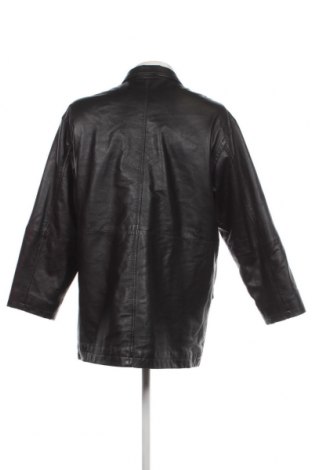 Ανδρικό δερμάτινο μπουφάν Jack Ashore, Μέγεθος L, Χρώμα Μαύρο, Τιμή 63,09 €