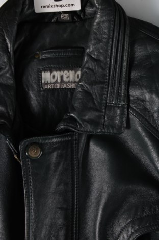 Ανδρικό δερμάτινο μπουφάν Morena, Μέγεθος L, Χρώμα Μαύρο, Τιμή 21,18 €