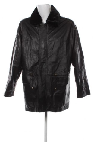 Ανδρικό δερμάτινο μπουφάν Vera Pelle, Μέγεθος XL, Χρώμα Μαύρο, Τιμή 44,35 €